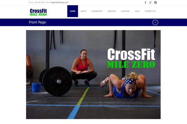 Fitness theme site design template sample