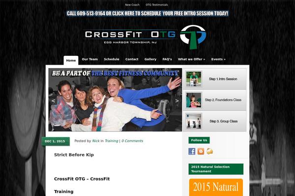 Glow theme site design template sample