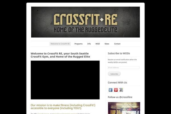 Forever theme site design template sample