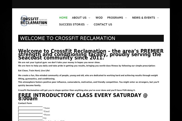 Balance theme site design template sample