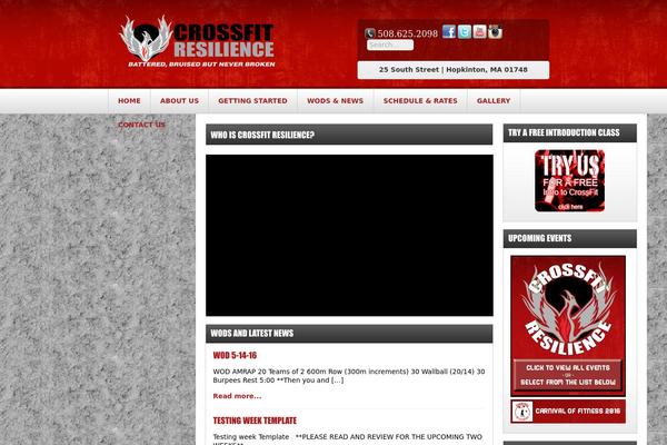 crossfitresilience.com site used Fitpro-standard