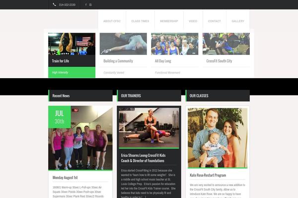 Fit Wp theme site design template sample