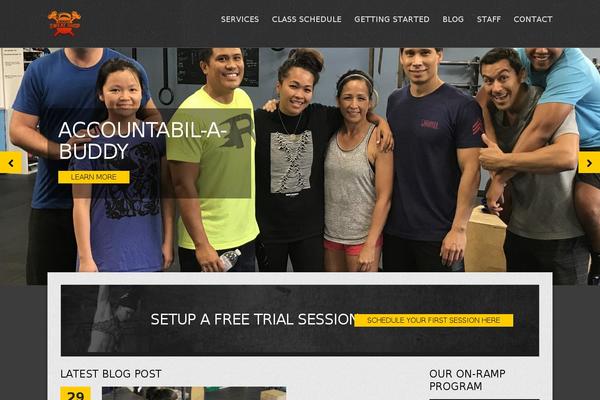 Site using Socials Ignited plugin