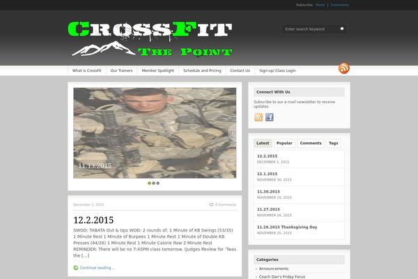 Fresh News theme site design template sample