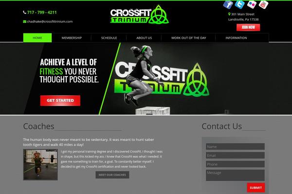 crossfittrinium.com site used Crossfit