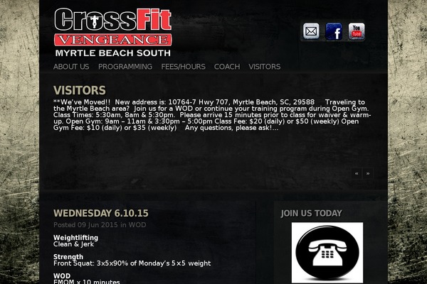 crossfitvengeance.net site used Dilapidated