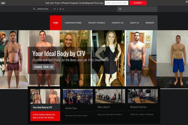 Fit Wp theme site design template sample