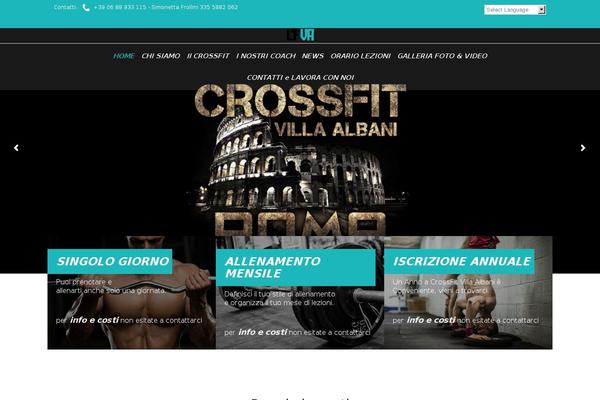 Fitness-wellness theme site design template sample