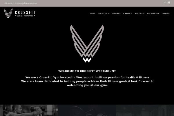 Cross theme site design template sample