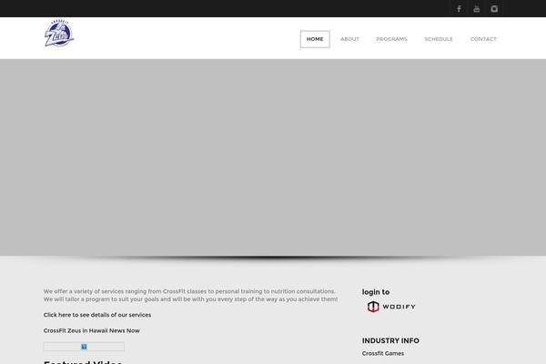 Fitness theme site design template sample