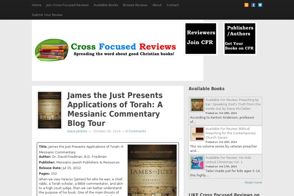 Site using Book Review plugin
