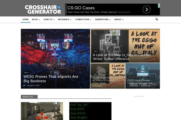 crosshairgenerator.com site used Newspaper