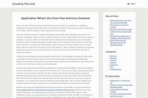 Influence theme site design template sample
