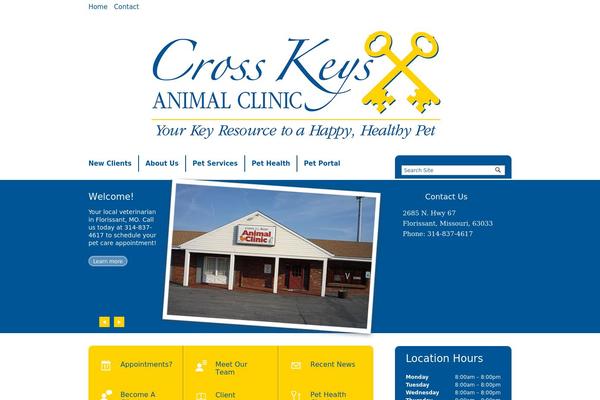 crosskeysanimalclinic.com site used Lifelearn8