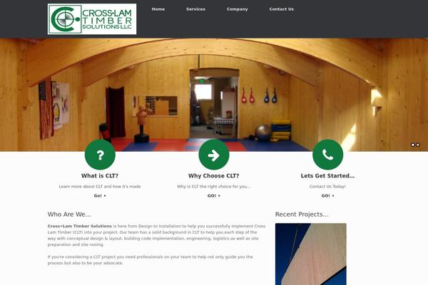 Vantage theme site design template sample