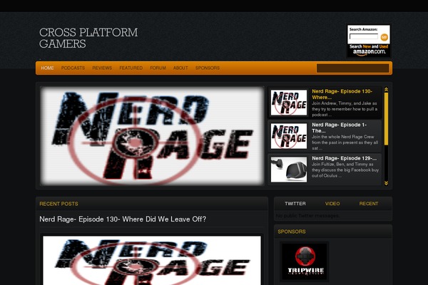 Gamecraft theme site design template sample