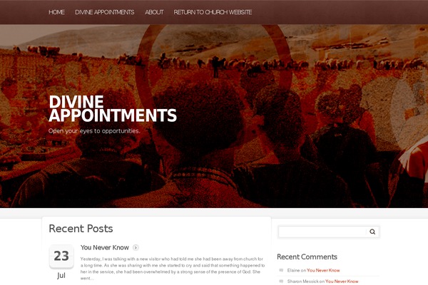 Churchope theme site design template sample