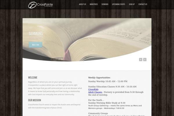 Thegoodnewswp105 theme site design template sample