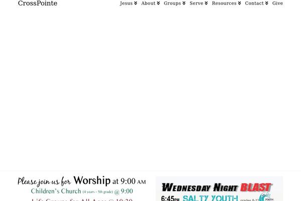 Site using Cornerstone plugin