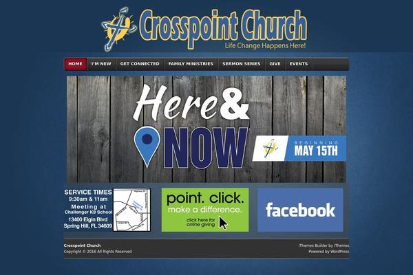 Church-emphasis theme site design template sample