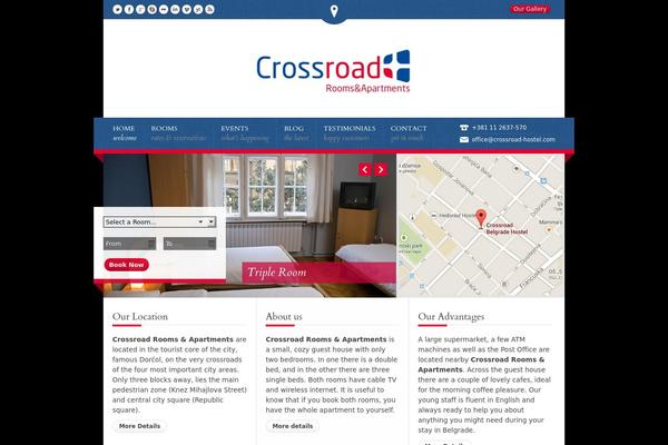 Nice Hotel theme site design template sample