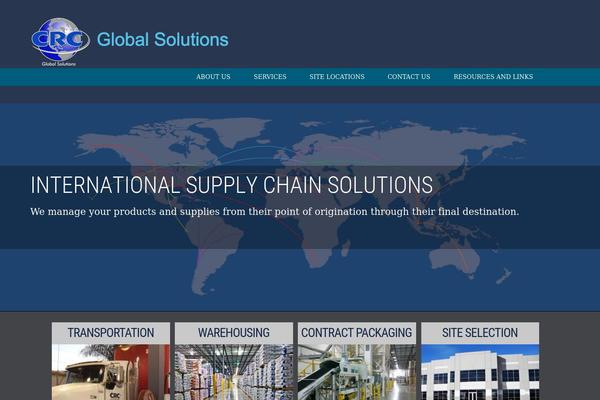 Crc theme site design template sample