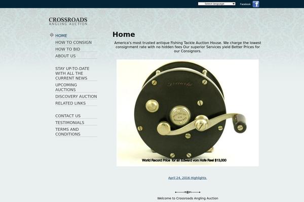 crossroadsanglingauction.com site used Crossroads-angling