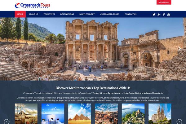 Travelo-child theme site design template sample