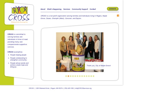 crossservices.org site used Cross