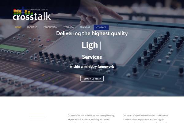 Impreza Child theme site design template sample