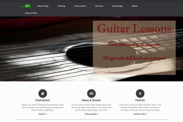 croswell-library.com site used Child-vantage