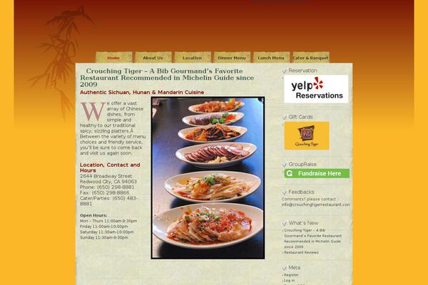 crouchingtigerrestaurant.com site used japan-style