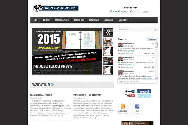 avenue theme site design template sample