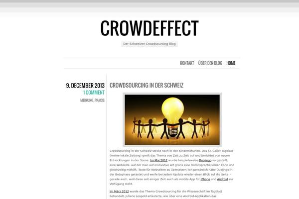 Chunk theme site design template sample