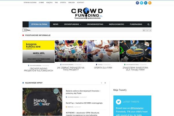 MaxBlog theme site design template sample