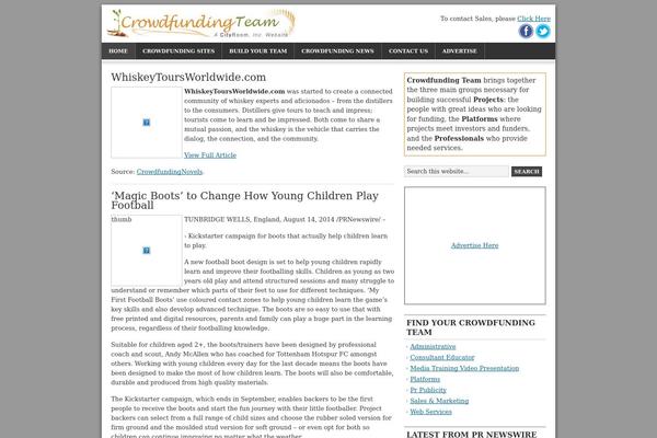 News theme site design template sample