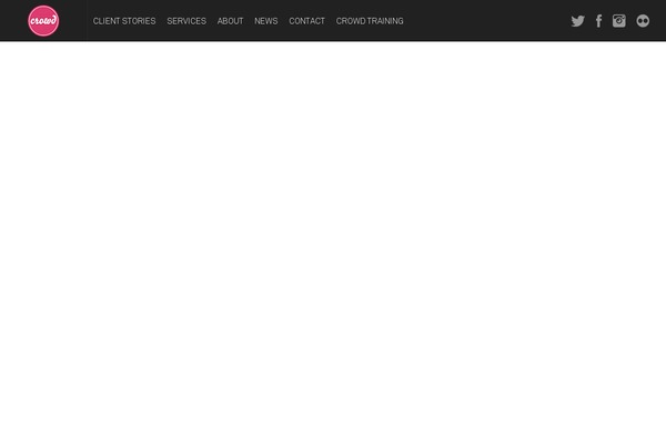 Crowd theme site design template sample