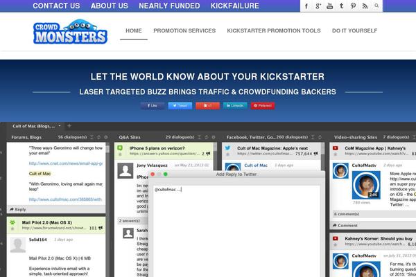 Envision theme site design template sample