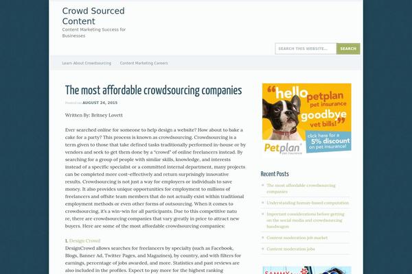 Focus theme site design template sample