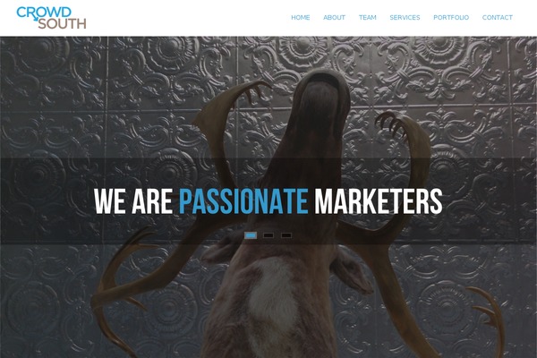 Jarvis theme site design template sample