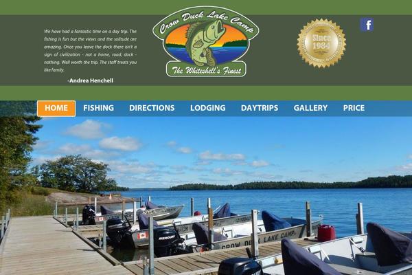 crowducklakecamp.ca site used Crow