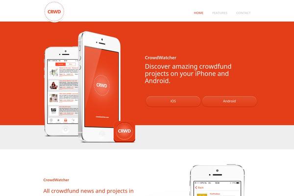 crowdwatcher.com site used Cowdfunding