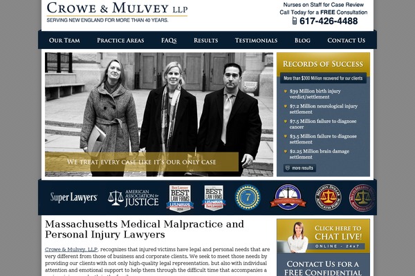 crowemulvey.com site used Crowe