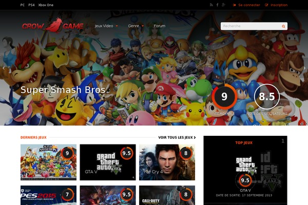 Gauge theme site design template sample