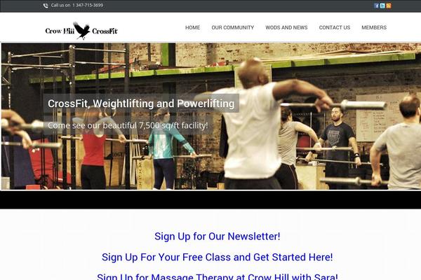 crowhillcrossfit.com site used Businessgrowtheme