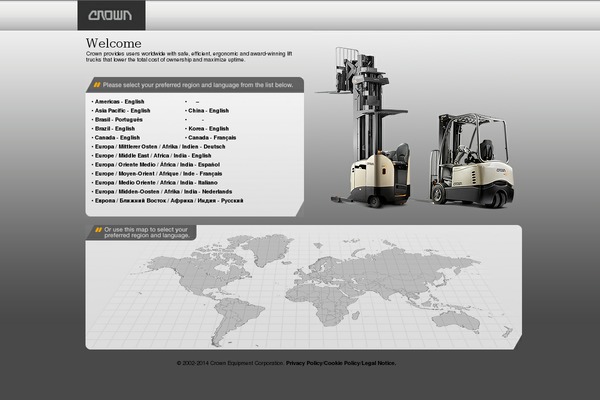 Crown website example screenshot