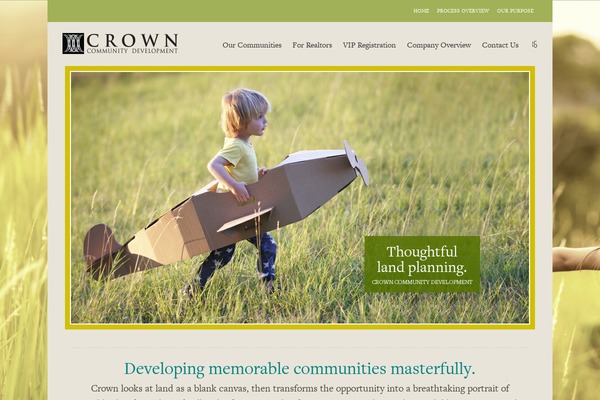 crowncommunities.com site used Gkatheme