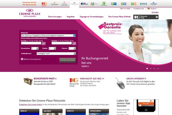 crowne theme websites examples
