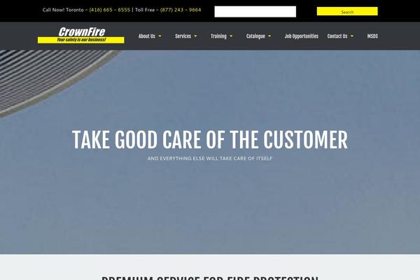 Crown theme site design template sample