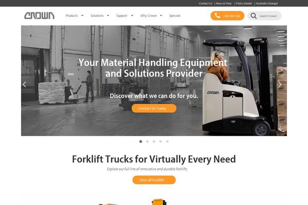 Crown theme site design template sample